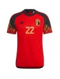 Belgien Charles De Ketelaere #22 Heimtrikot WM 2022 Kurzarm